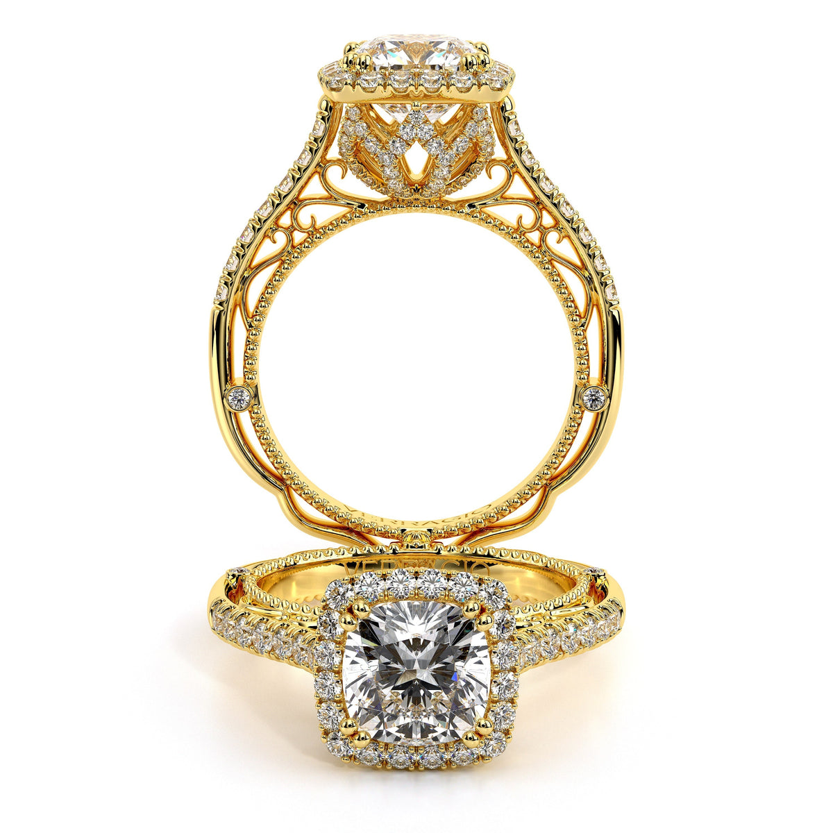 Verragio Halo Cushion Engagement Ring