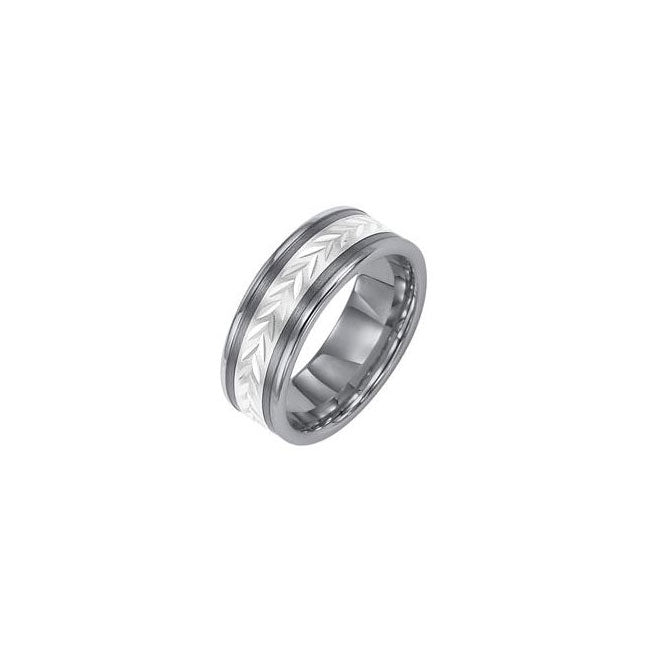 Triton 8mm Tungsten Carbide Comfort Fit Band 11-01-2228