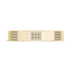 Diamond Faceted - Partial Coverage Wedding Band in High Polish  - 4mm
