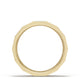 Diamond Faceted - Partial Coverage Wedding Band in High Polish  - 4mm