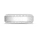 Bevel Edge Diamond Wedding Band in High Polish - 7mm