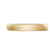 Classic Two-Tone Rounded Wedding Band in Satin Finish