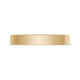 Classic Two-Tone Flat Wedding Band in Satin Finish