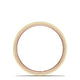 Classic Two-Tone Flat Wedding Band in Satin Finish