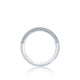 Tacori 18k White Gold Simply Tacori Diamond Wedding Band (0.18 CTW)