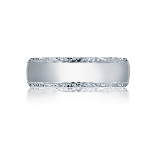 Tacori 18k White Gold 6.5mm Simply Tacori Wedding Band