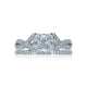 Tacori Platinum Ribbon Princess Diamond Engagement Ring Setting (0.28CTW)