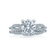Tacori Ribbon Round Diamond Engagement Ring Setting (0.12 CTW)