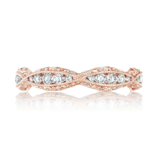 Twist with Diamond Accent Wedding Band