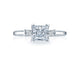 Tacori 18k White Gold Simply Tacori Princess Diamond Engagement Ring Setting (0.21CTW)