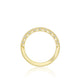 Tacori 18k Yellow Gold Classic Crescent Diamond Wedding Band (0.22 CTW)