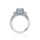 Tacori 18k White Gold Dantela Engagement Ring Setting (0.76 CTW)