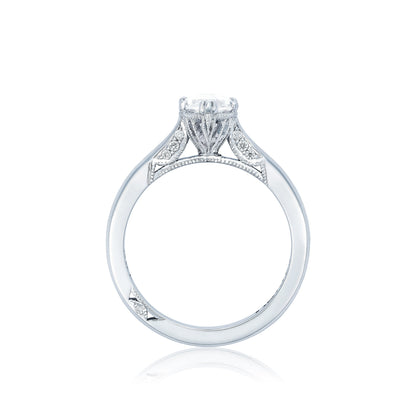 Tacori 18k White Gold Simply Tacori Marquise Diamond Engagement Ring Setting (0.07 CTW)