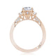 Round 3-Stone Engagement Ring