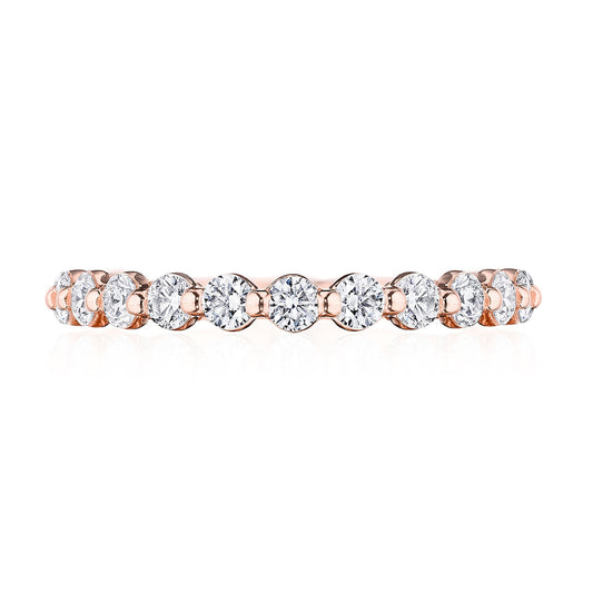 Round Diamond Wedding Band, 2.50mm