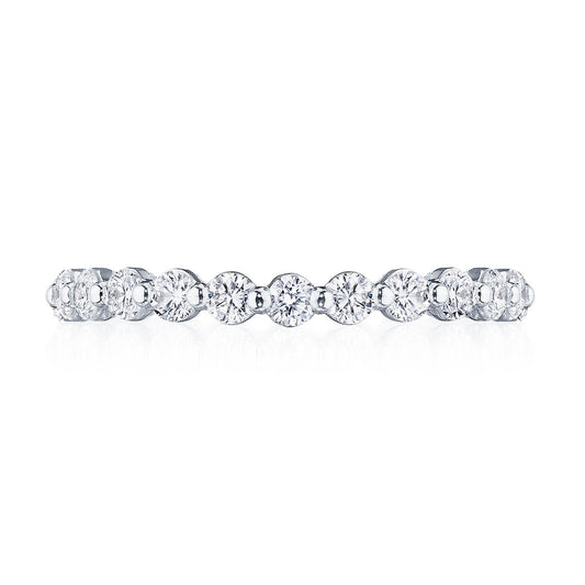 Round Diamond Wedding Band, 2mm