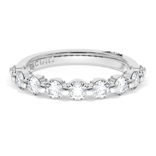 Round Diamond Wedding Band, 3.40mm