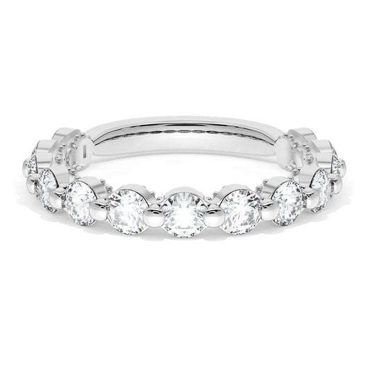 Round Diamond Wedding Band, 3.40mm
