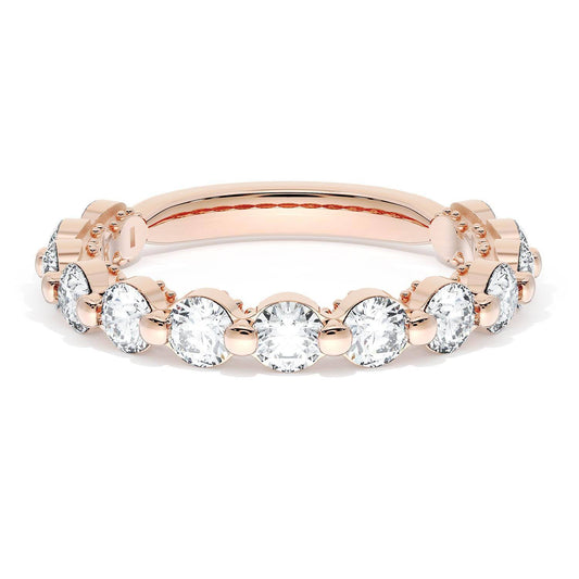Round Diamond Wedding Band, 3.40mm