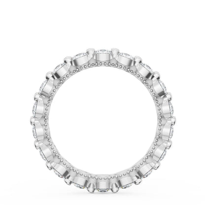 Round Diamond Wedding Band, 3.40mm