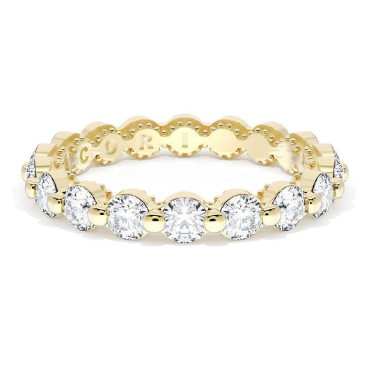 Round Diamond Wedding Band, 3.40mm