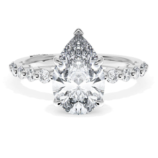 Pear Solitaire Engagement Ring