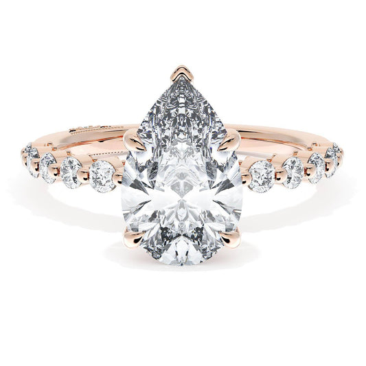 Pear Solitaire Engagement Ring