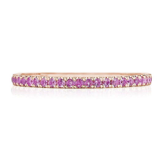 String of Pink Sapphires Ring