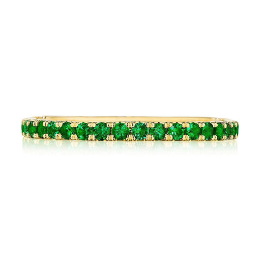 String of Emeralds Ring