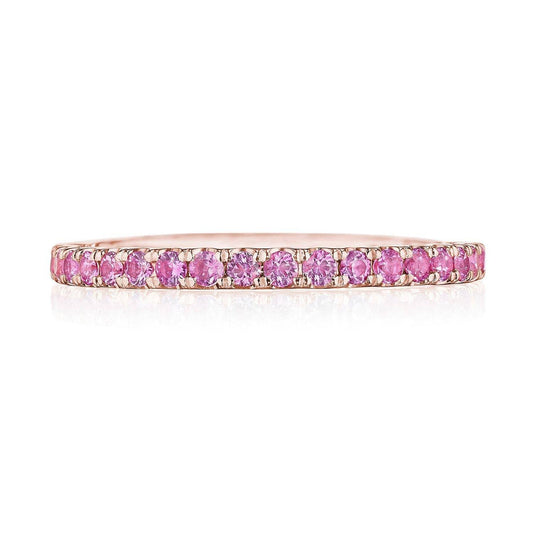 String of Pink Sapphires Ring