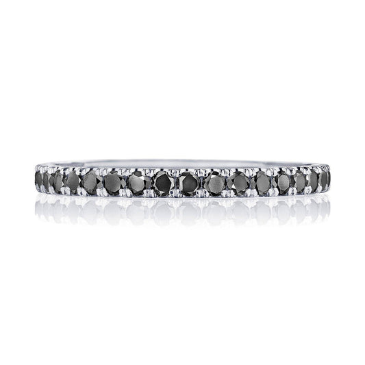 String of Black Diamonds Ring