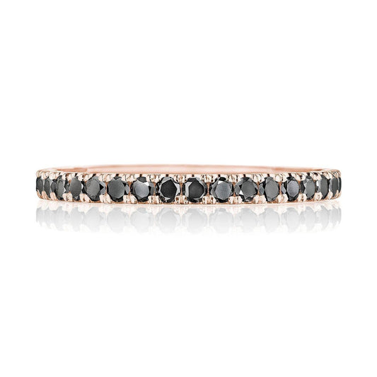 String of Black Diamonds Ring