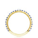 String of Sapphires Ring