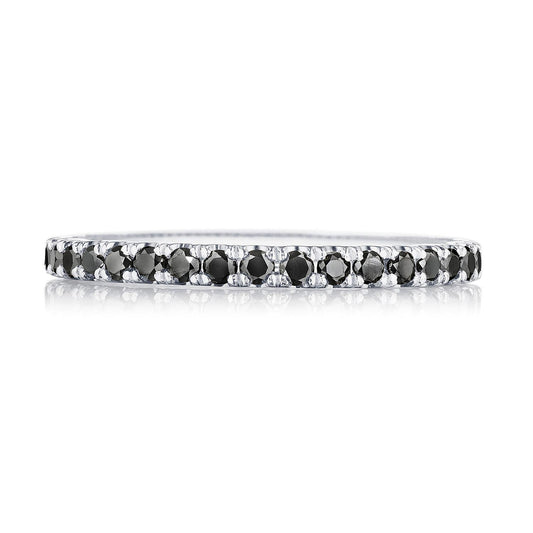 String of Black Diamonds Ring