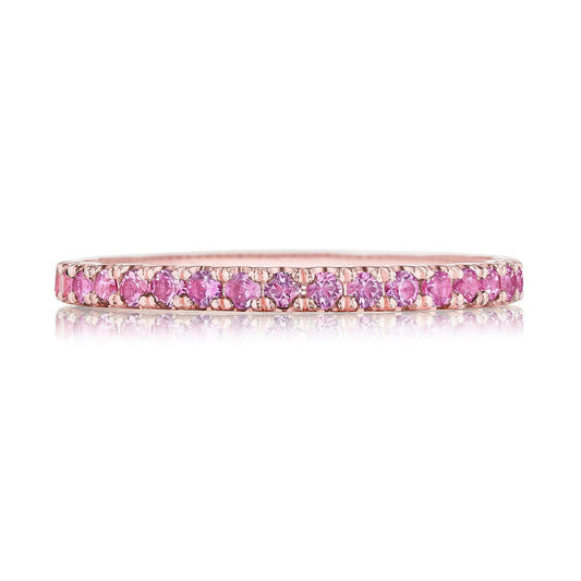 String of Pink Sapphires Ring