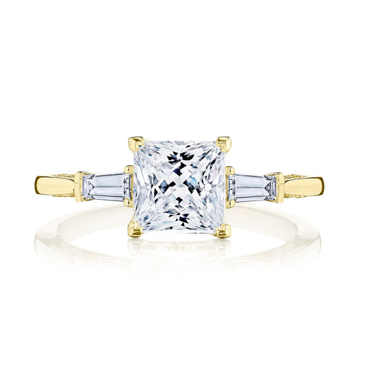 Princess 3-Stone Engagement Ring
