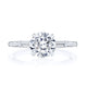 Round 3-Stone Engagement Ring