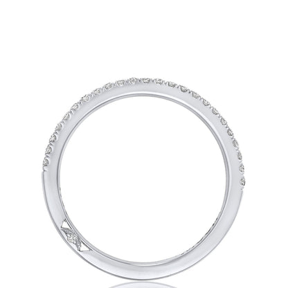 French Pav�� Diamond Wedding Band - 1.5mm