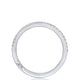 French Pav�� Diamond Wedding Band - 1.5mm