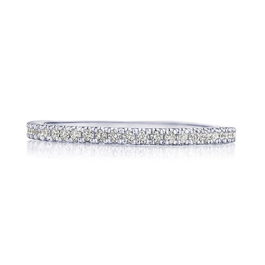 French Pav�� Diamond Wedding Band - 1.5mm