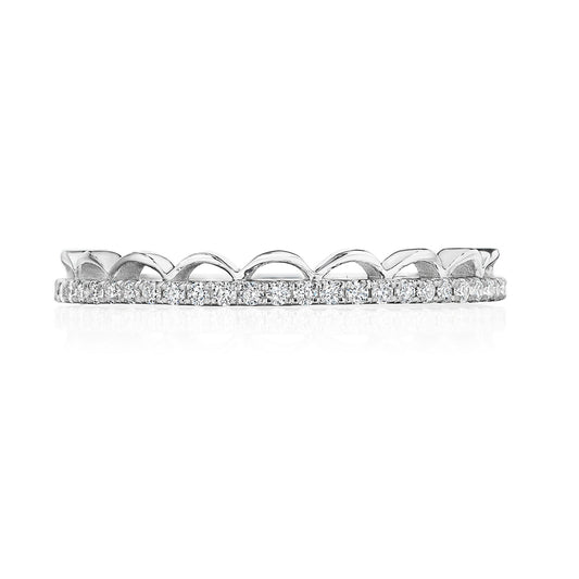Crescent Crown Ring with Diamond