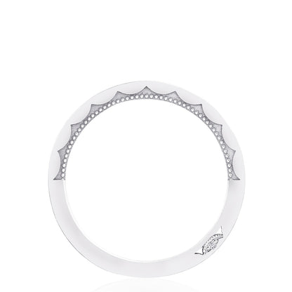 Crescent Crown Ring with Diamond