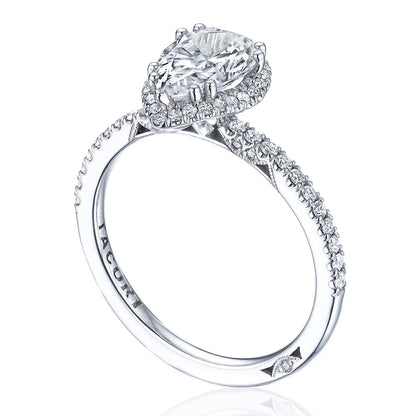 Pear Bloom Engagement Ring