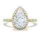 Pear Bloom Engagement Ring