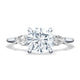 Cushion 3-Stone Engagement Ring