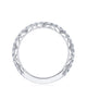 French Pav������ Diamond Wedding Band