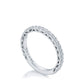 French Pav������ Diamond Wedding Band