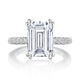 Emerald Solitaire Engagement Ring