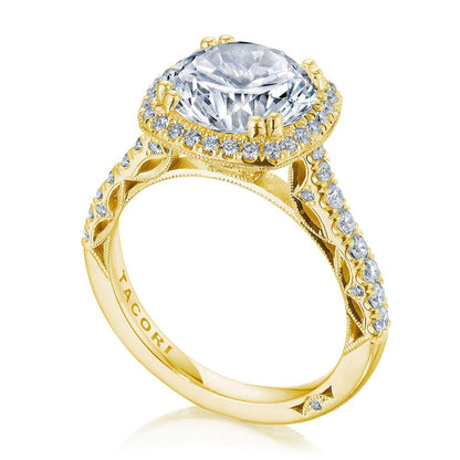 Cushion Bloom Engagement Ring