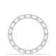 French Pav������ Diamond Wedding Band